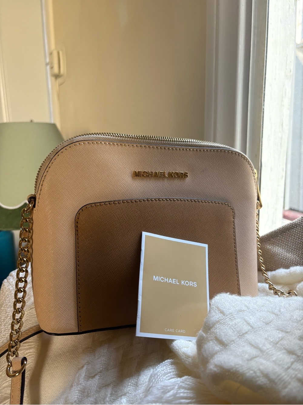 Michael Kors Tan Crossbody Purse - Picture 2 of 5